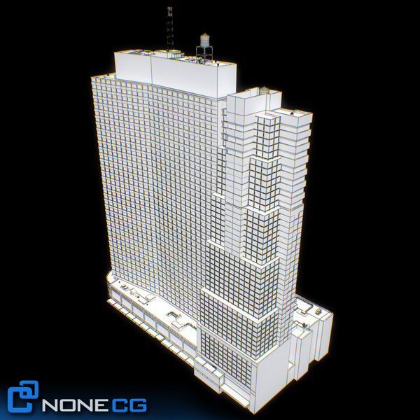 3d sheraton 7th avenue building - NYC Building Sheraton 7th Avenue... by NONECG